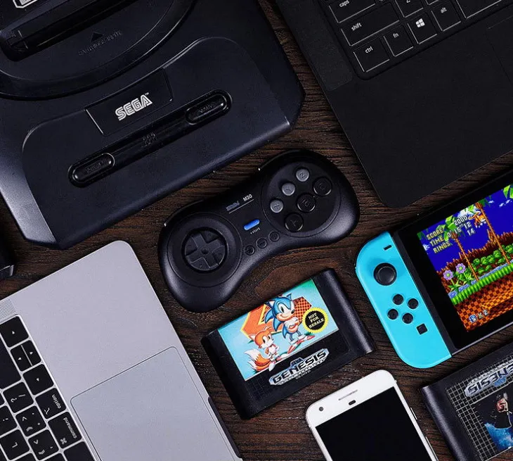 2019 Новый 8bitdo M30 2 4G беспроводной контроллер Джойстик для оригинального Sega Genesis и Mega