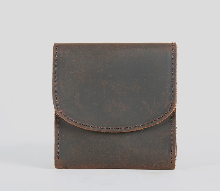 Genuine Leather Unisex Coin Wallet Simple Fashion Porte Monnaie Femme Hasp Porte Monnaie Porte Monnaie Homme Coin Purse Small