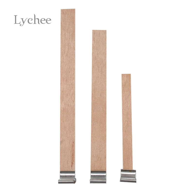 Lychee, 50 штук, Новое поступление, 8 мм, 12,5 мм, 13 мм, деревянный фитиль для свечей, устойчивая свеча, фитиль, ядро, со свечами, домашний декор