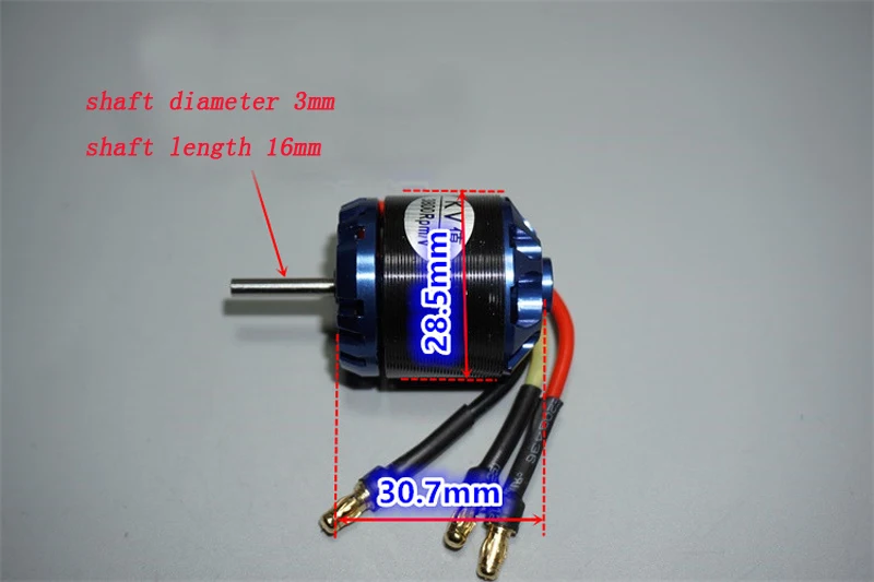 Внешний роторный бесщеточный мотор OK500 KV3800 2 шт. для радиоуправляемой модели