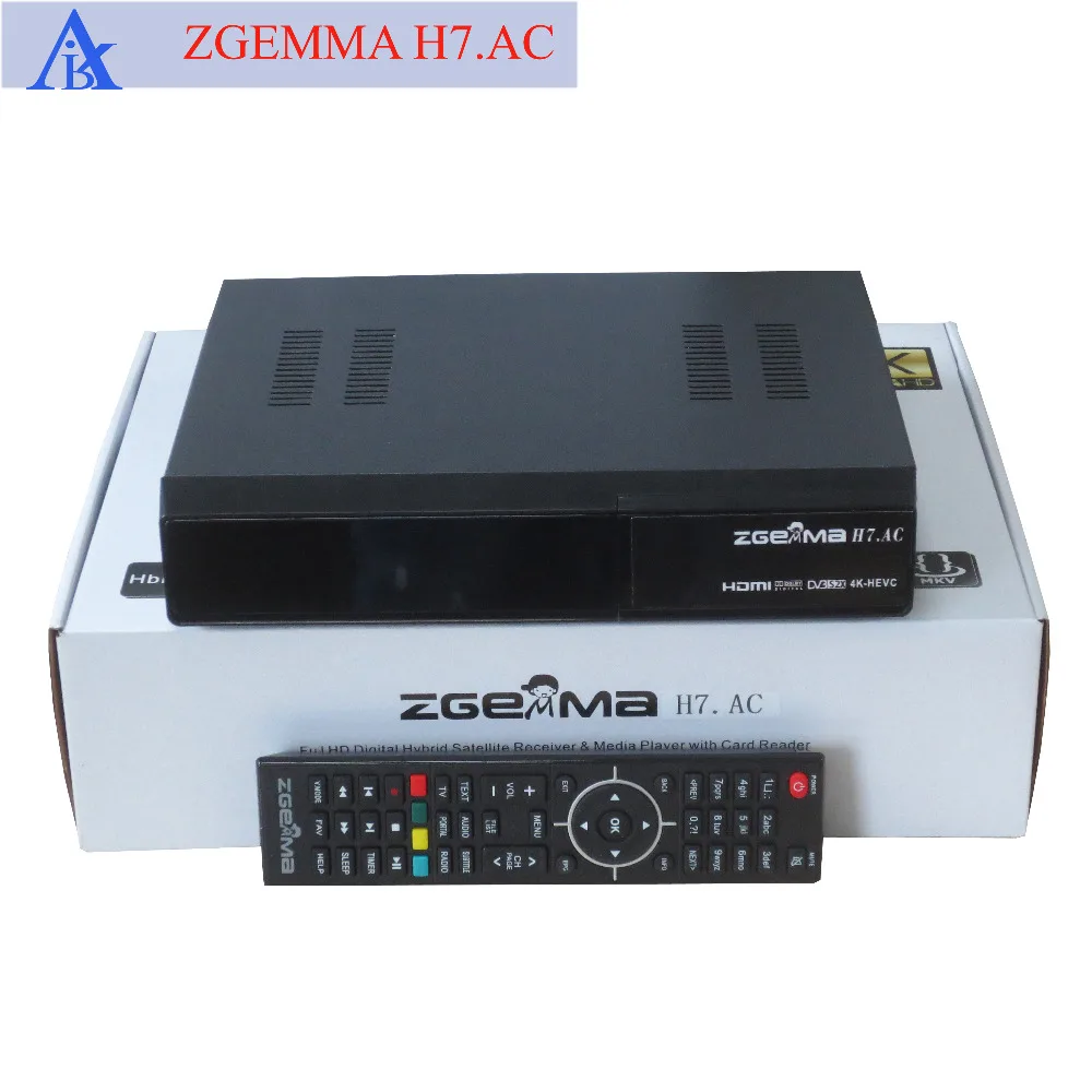 

5 pcs/lot 4K UHD ATSC + twin Satellite receiver zgemma h7.ac 2 * DVB S2X + ATSC