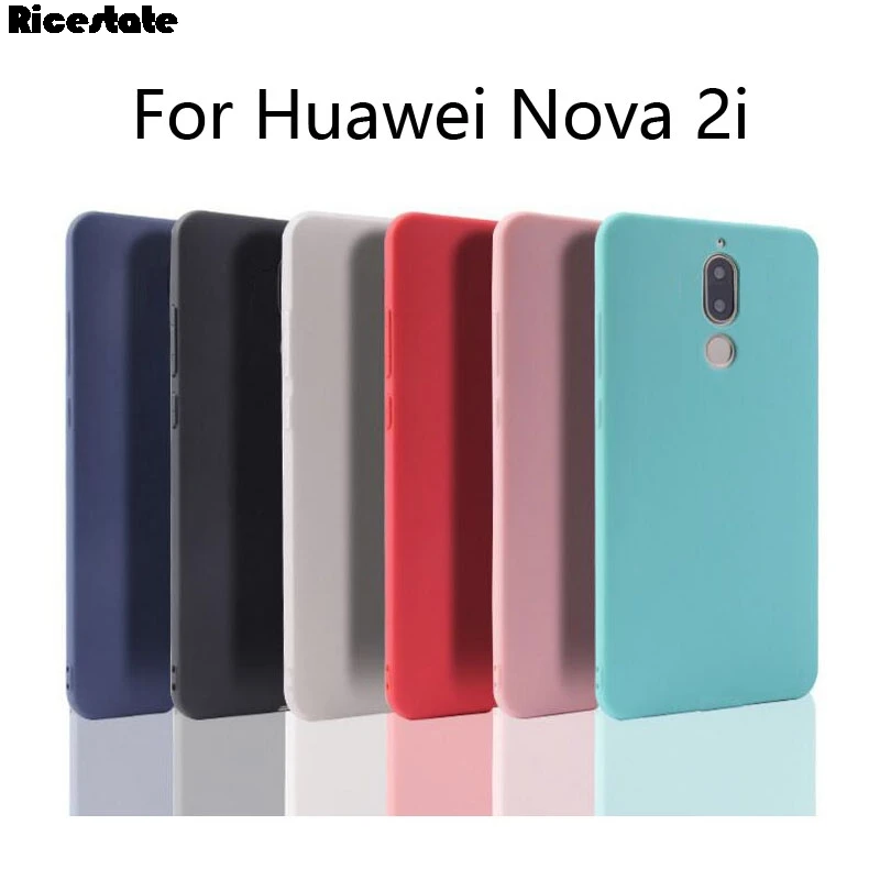 Ricestate чехол для Huawei Nova 2i Роскошный Матовый силиконовый мягкий Nova2i телефона задняя