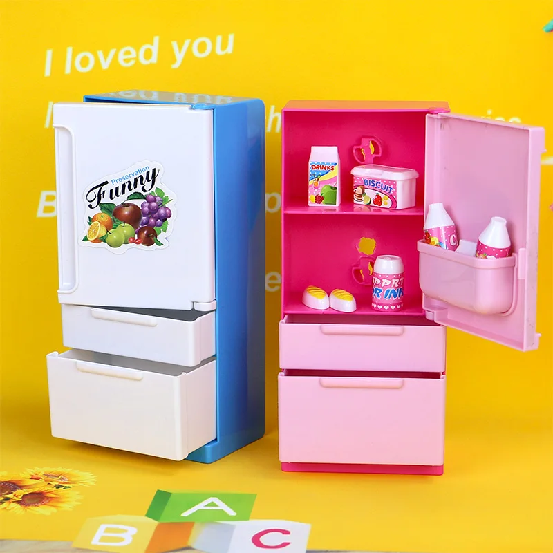 Фото Кукольный дом мебель холодильник игровой набор домашний на 29 см куклы