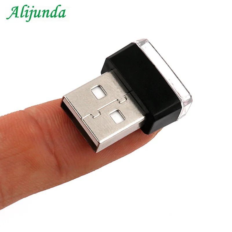 USB ночник светодиодный Автомобильный интерьер атмосферная лампа ножная