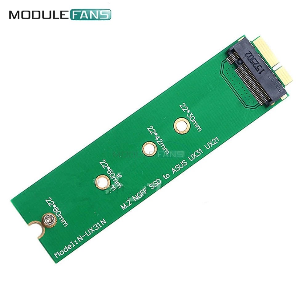 M.2 NGFF SSD на 18 Pin адаптер Карточка для Zenbook применяется Asus UX31 UX21|Интегральные схемы| |