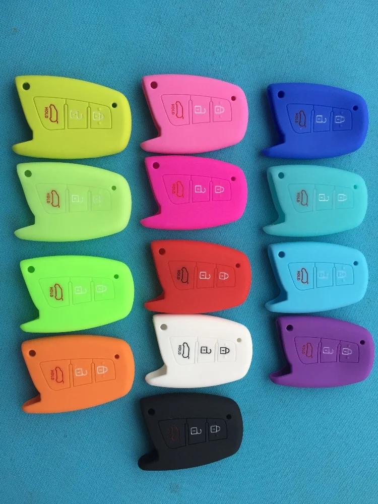 Силиконовый чехол для автомобильного ключа с дистанционным управлением Hyundai Solaris