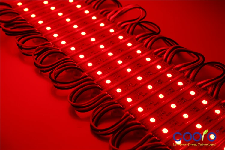 Водонепроницаемый светодиодный модуль 5050 20 шт./лот 3 светодиода 12 В|3 led module|led module