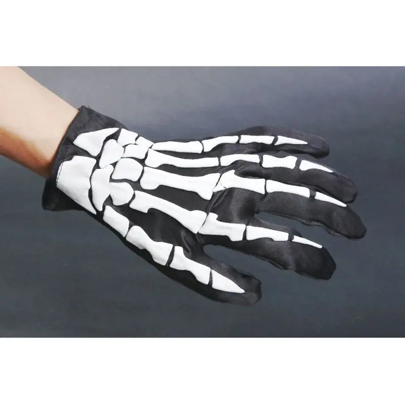 1 пара перчатки для езды на велосипеде мотоцикле Хэллоуин Череп коготь кость