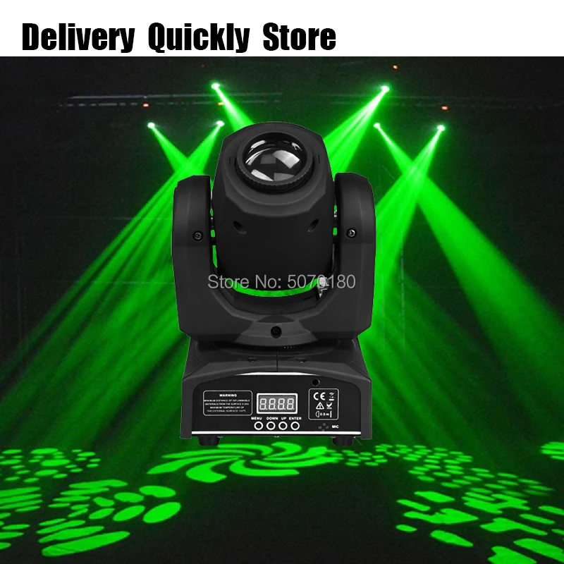 Быстрая Доставка 30 Вт Led гобо движущаяся голова изображения Изменение эффект