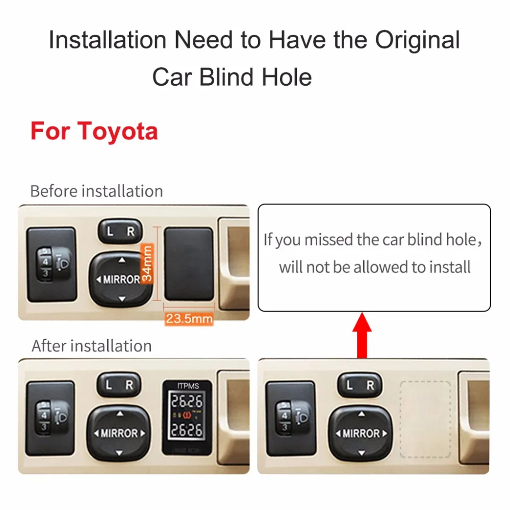 Для Toyota CAREUD сигнализация давления в шинах диагностический инструмент TPMS сменная