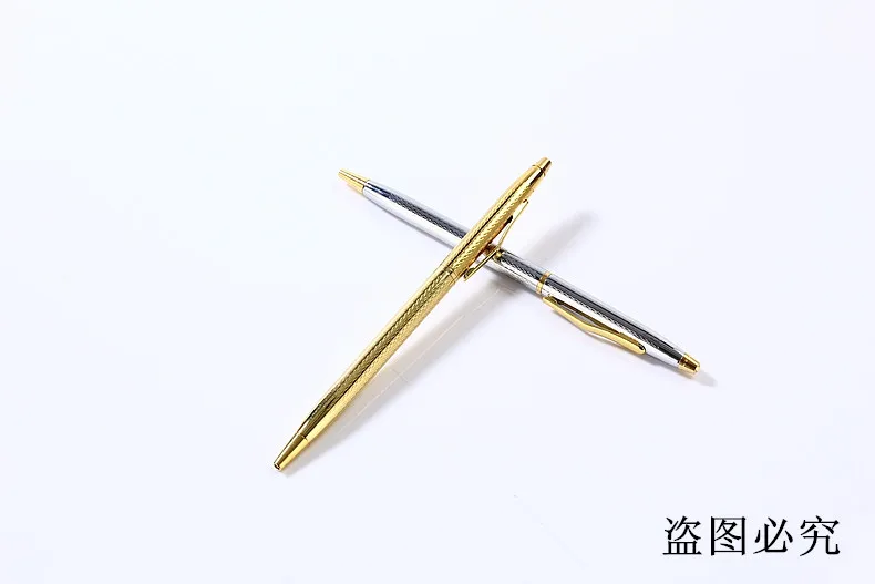 

Rotating style ballpoint pen metal main-part Office supplies Metallic ink Mini cute free shipping