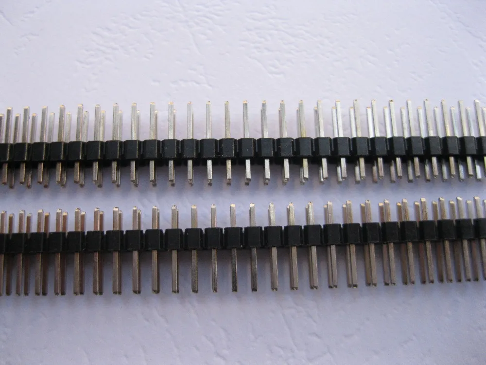 50 шт 2 54 мм разрывный штыревой разъем 2x40 80pin мужской двухрядный полоса |