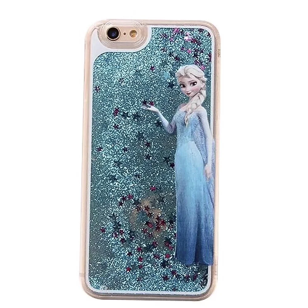 Cute Classic Cartoon Case For iPhone 7 7plus 8 6 6s Plus X Xs Max XR Cover bling Glitter Quicksand Dynamic Phone Cases Fundas |