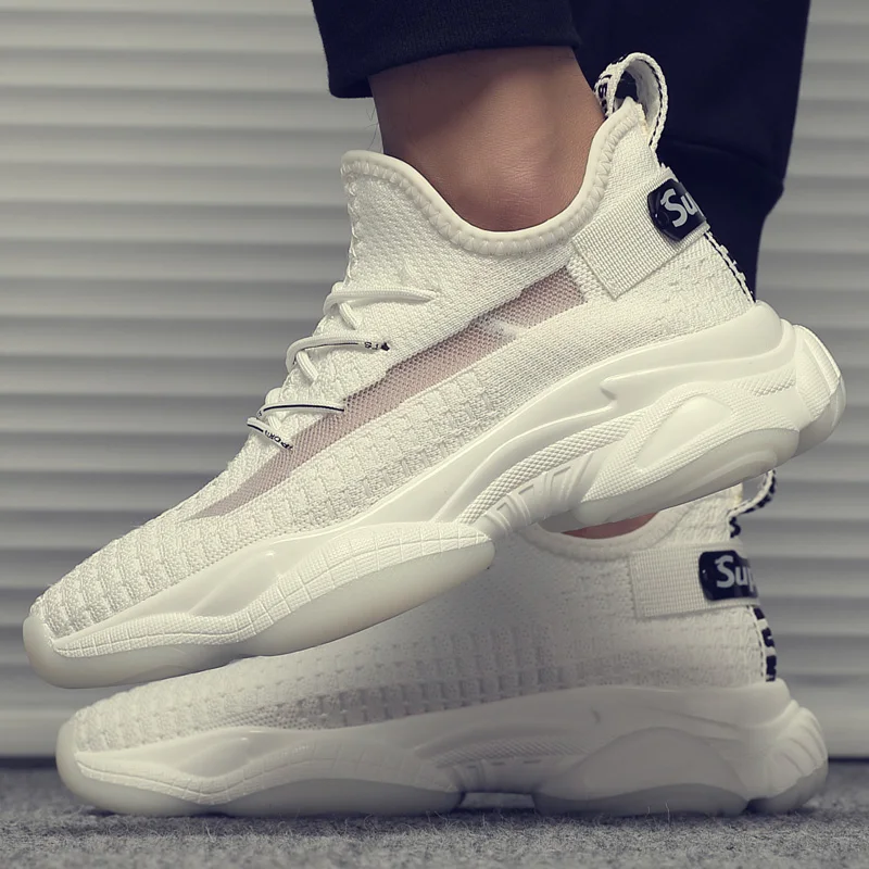 2020 Men Sneakers High Quality Fashion Mesh Male Comfortable Breathable Casual Shoes #ZC9901 | Обувь