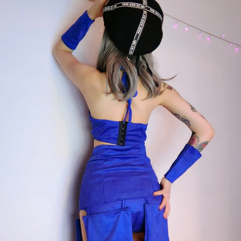 Модный джазовый танцевальный костюм Dj сценический DS DJ певец одежда в стиле