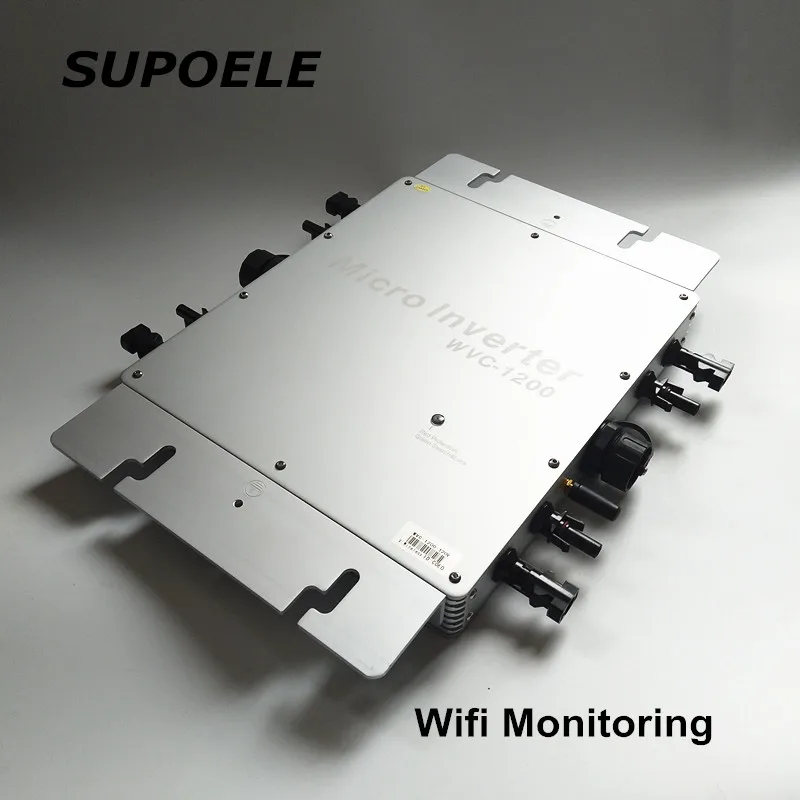 Wi Fi версия 1200 Вт Водонепроницаемый IP65 Солнечный микро сетчатый инвертор
