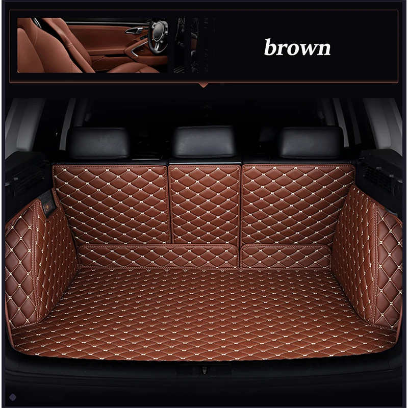 

Leather car trunk mat for Renault Duster clio scenic kadjar fluence laguna koleos Espace Talisman custom cargo liner