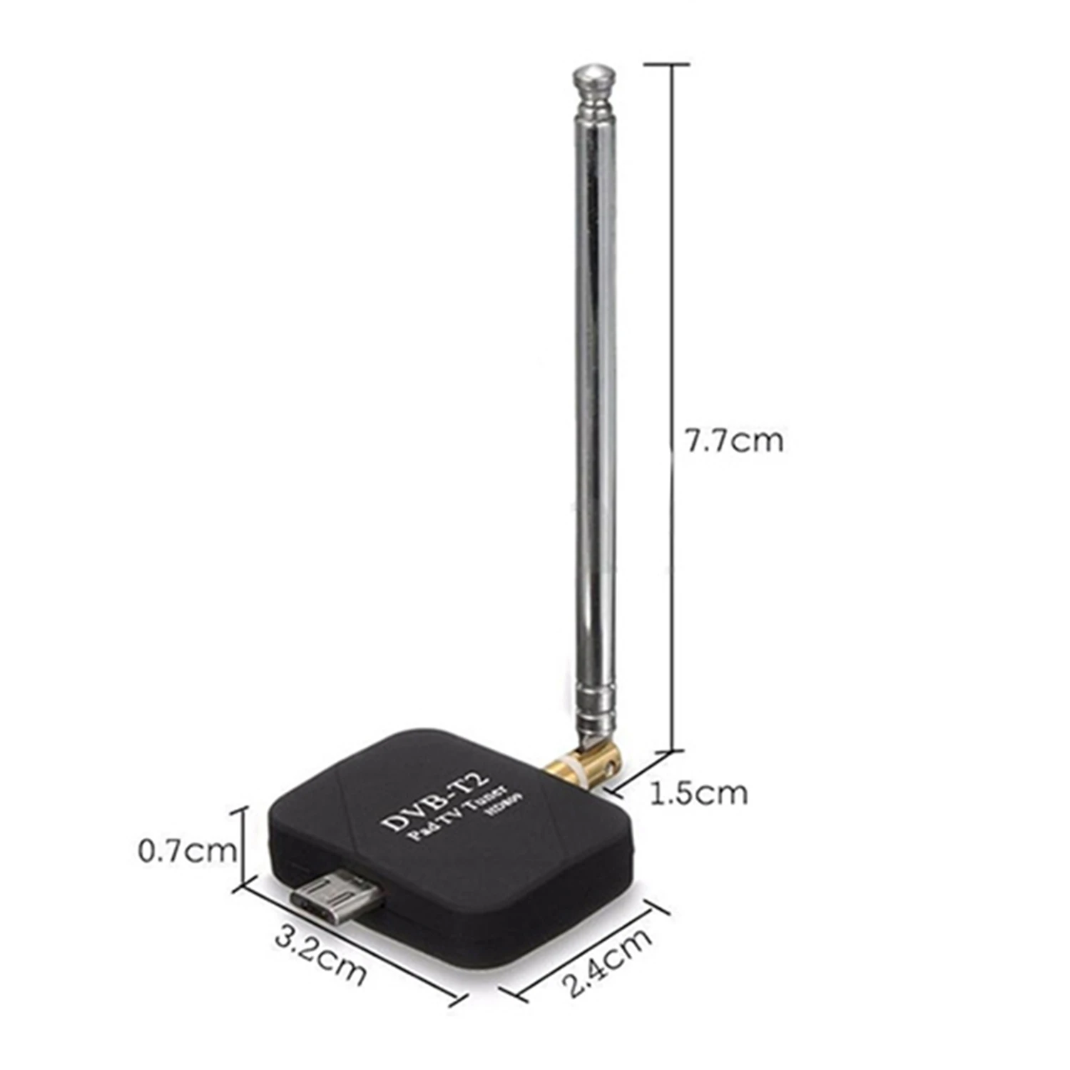Микро Usb Dvb-T2 Dvb-T мобильный ТВ тюнер приемник цифровая палка для Android Phone Pad Watch Live Tv микро-Usb тюнер
