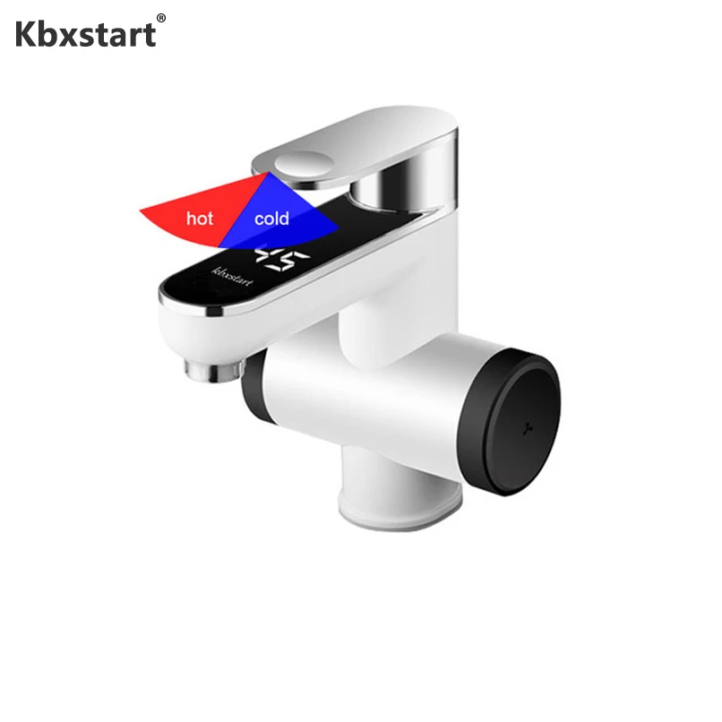 

Смеситель для раковины Kbxstart, 220 В, со светодиодной индикацией температуры