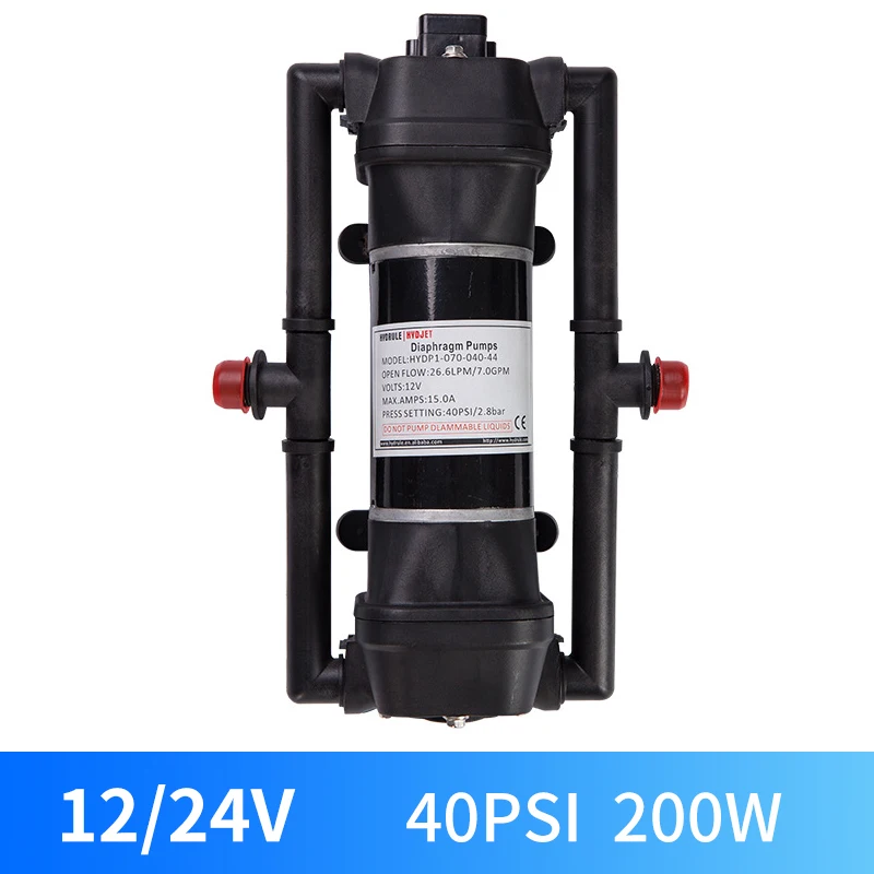 12V 24V RV Yacht диафрагменный насос DC насос автомобильный аккумулятор бустер насос