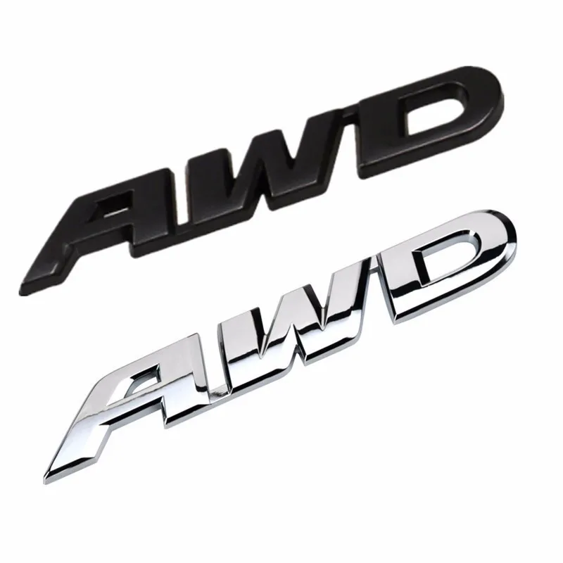 3D автомобильный Стайлинг хромированная металлическая наклейка AWD 4WD значок с эмблемой хвоста задняя