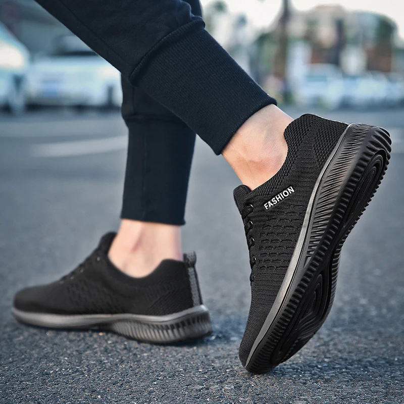 New Mesh Men Casual Shoes Lac-up Sneakers Lightweight Comfortable Breathable Walking shoes Tenis Feminino Zapatos |