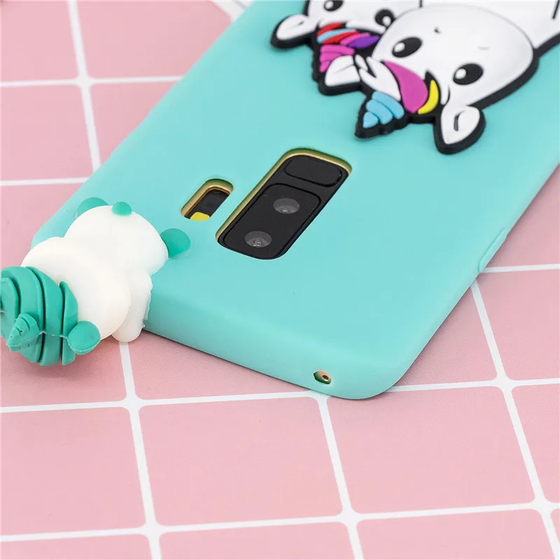 3D Luxury Cartoon Simple Candy Cute Note8 TPU Phone Back Cover Case For samsung galaxy s6 s7 edge s8 s9 plus note 8 9 Carcasas |