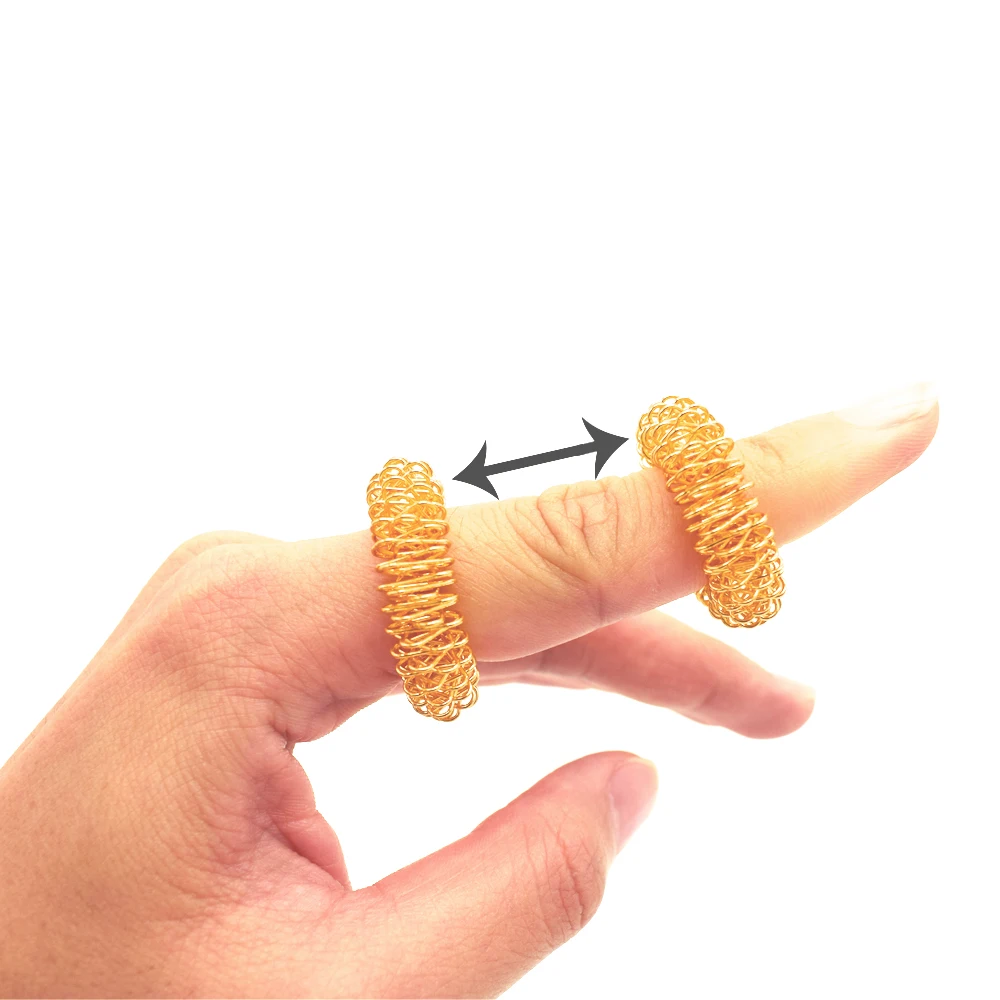 SPEQUIX 10 шт. Акупрессура увеличить поток крови циркуляции палец кольцо для массажа