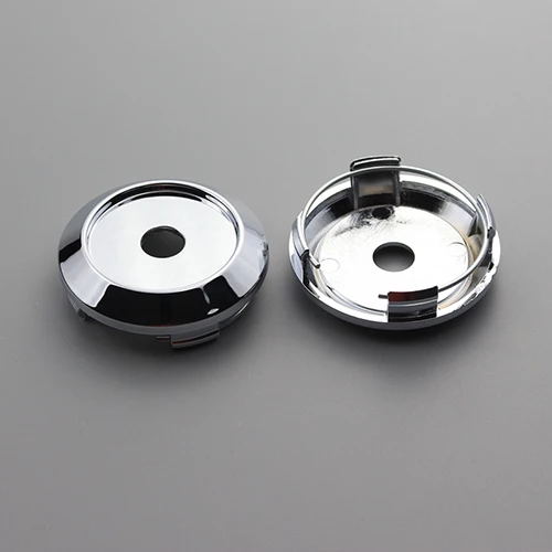 blank chrome cap KOM 64/60 мм зажим Япония advan гоночный центр крышки для ssr обода крышка hubcap xxr voiture пылезащитный капот набор из 4 enkei логотип наклейка - Цвет: blank chrome cap