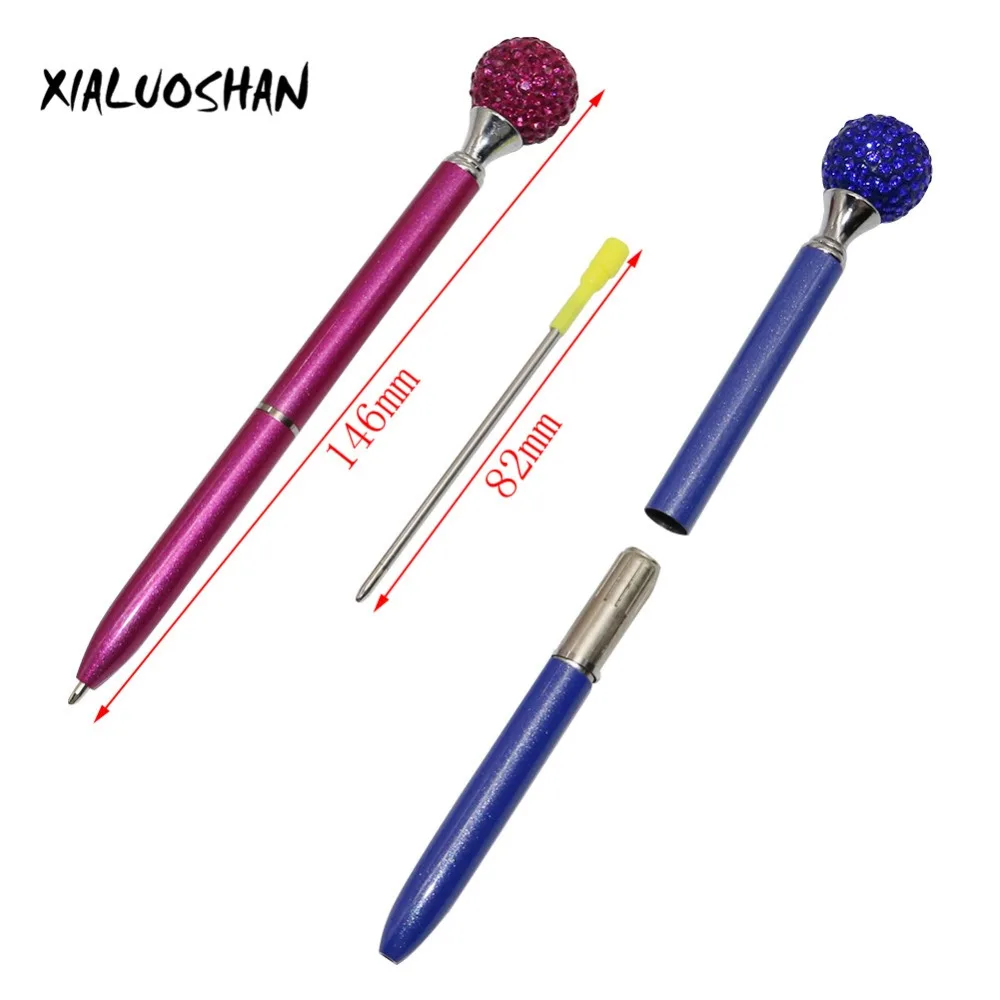 12 видов стилей Хрустальная Металлическая Шариковая ручка Высококачественная
