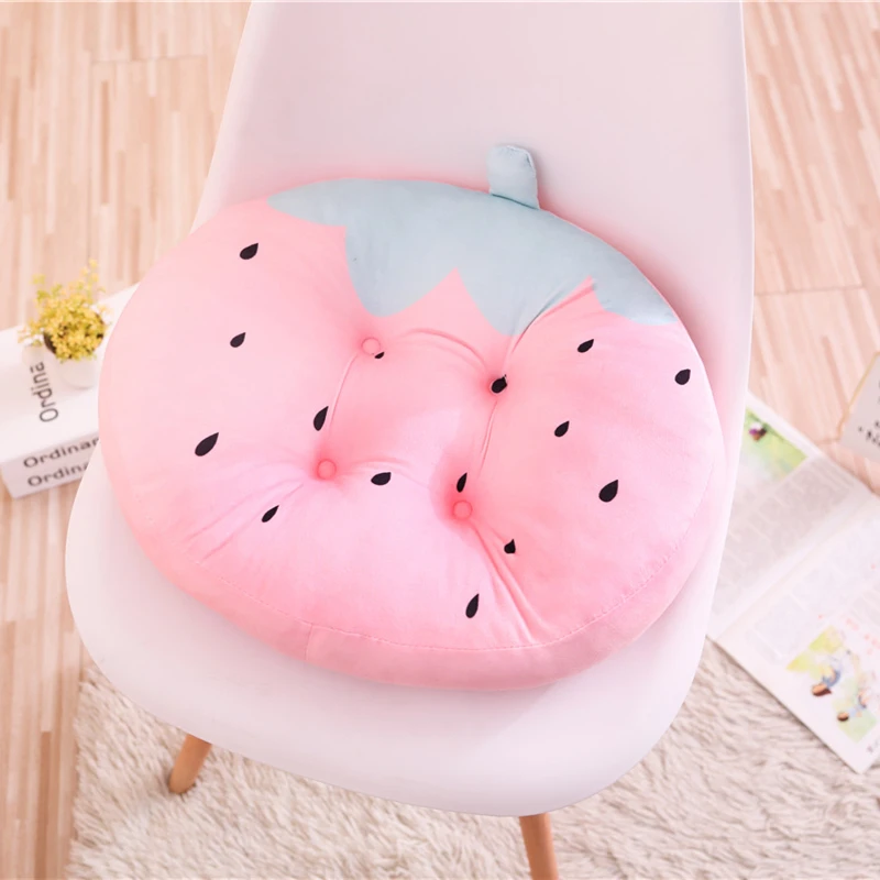 Cartoon Soft Strawberry Diamond Kiwi Creative Cushion Pillow Chair Doll Gift Birthday Present | Игрушки и хобби