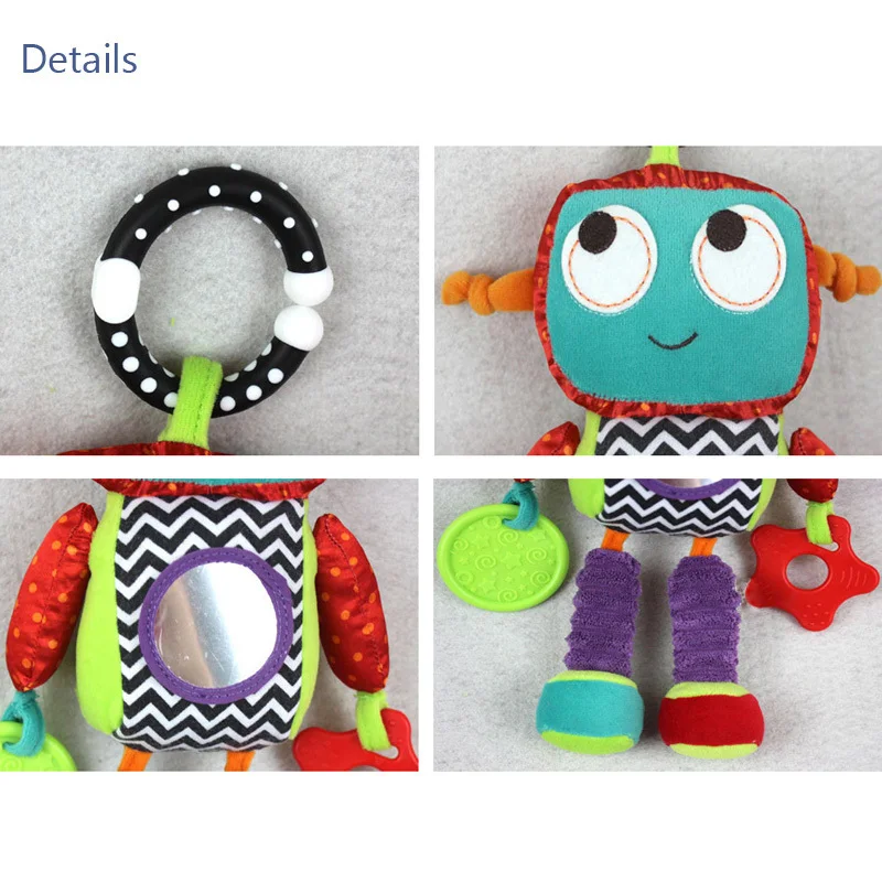 Детская игрушка-пазл из мягкого плюша милая игрушка-робот на Android