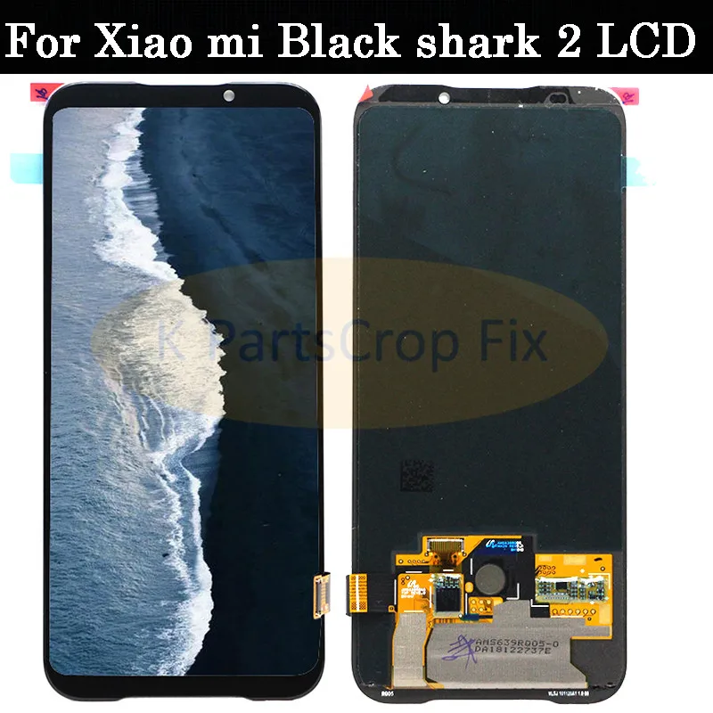 ЖК-дисплей для xiaomi black shark 2 ЖК-дисплей с сенсорным экраном дигитайзер сборка для mi blackshark 2 lcd