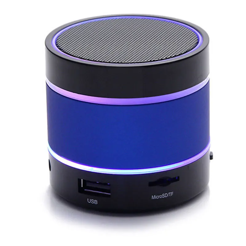 

Wireless LED Speaker Outdoor Portable Mini Stereo peaker Support TF Card U Disk For Phone