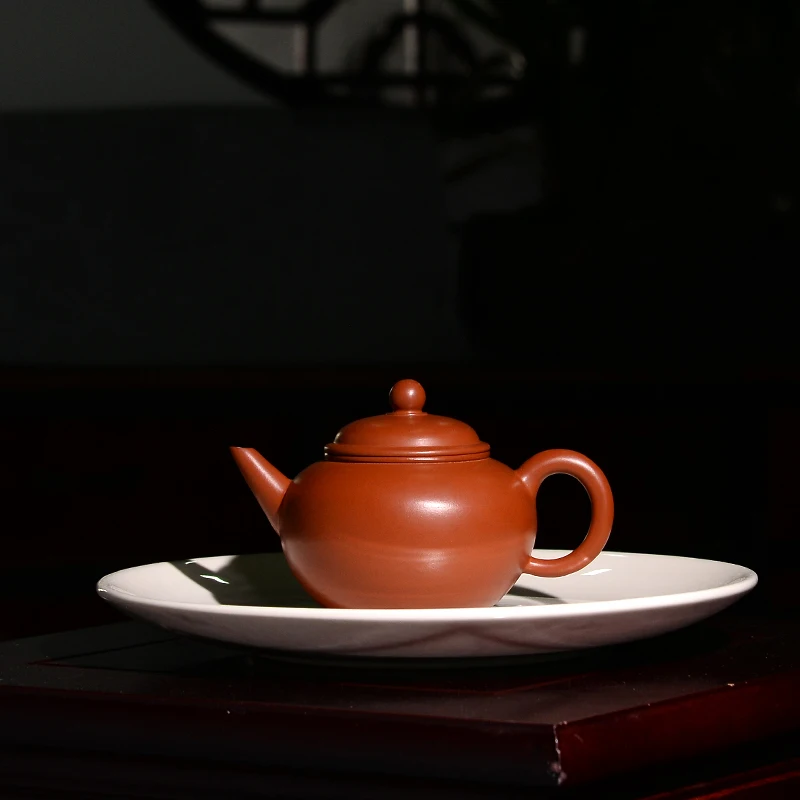 

level tea pot master handmade original ore yixing zisha pure zhuni claypot marked 230cc Chinese kungfu tea pots ShuiPing Pot
