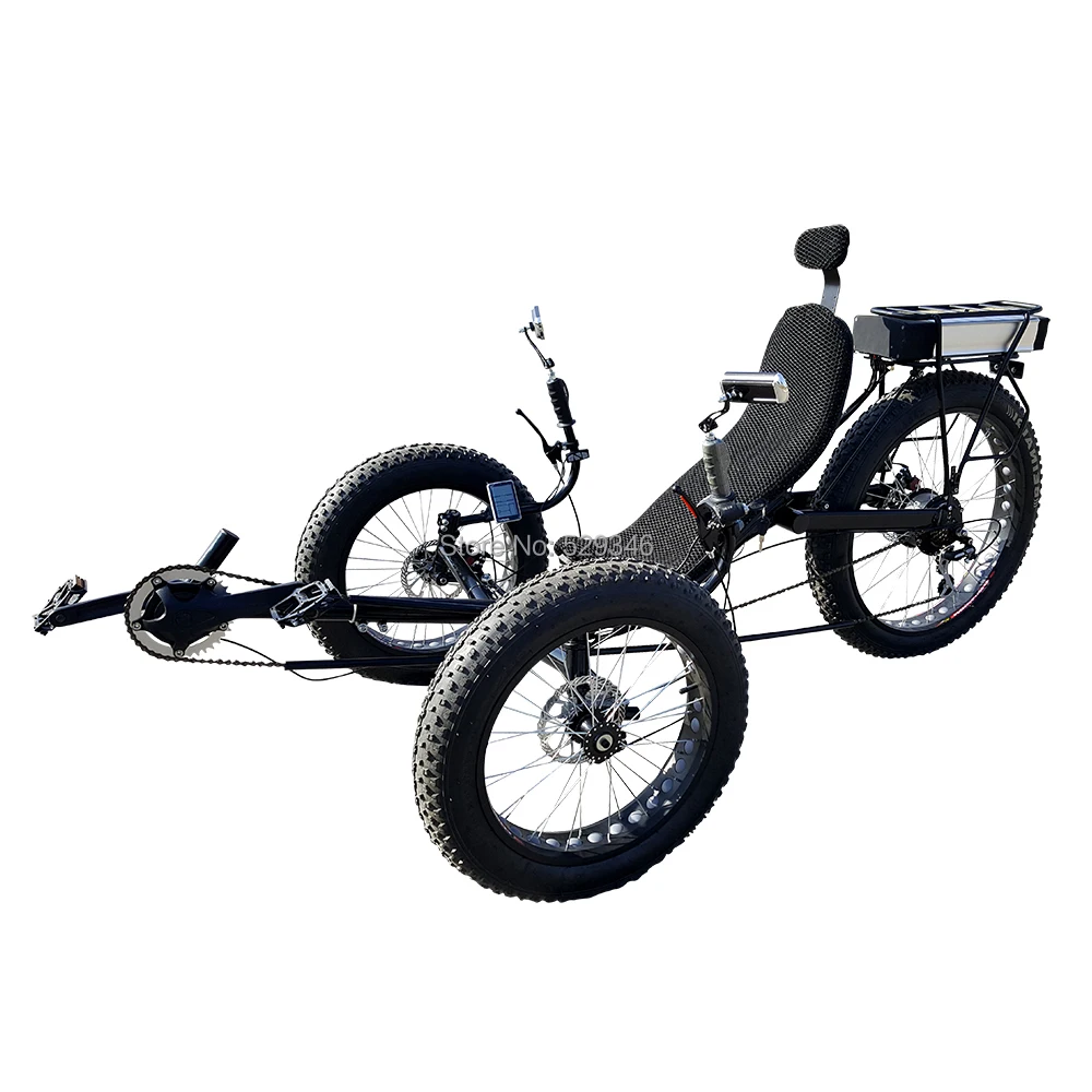 500 Вт 7 скоростей снег и Песок Большой Fat Tire Полножирной шины Электрический