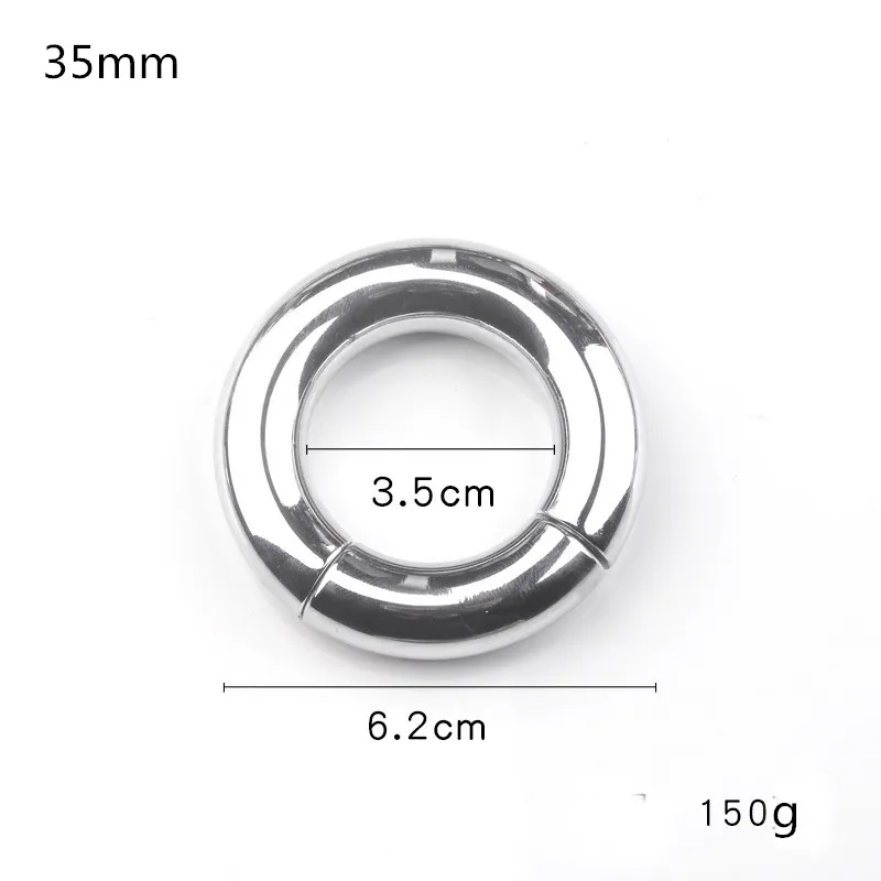 Кольцо для пениса из нержавеющей стали кольцо растяжки магнитное металлическое