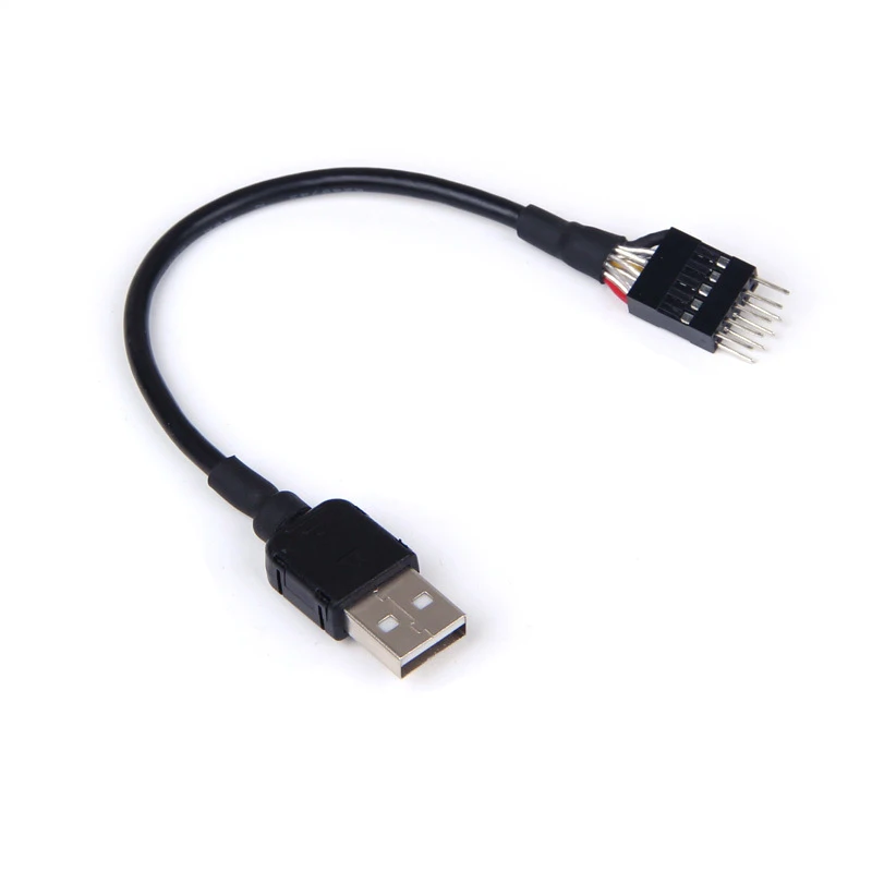 

Внутренняя Материнская плата USB 9pin внешний USB A папа ПК материнская плата кабель-удлинитель для передачи данных