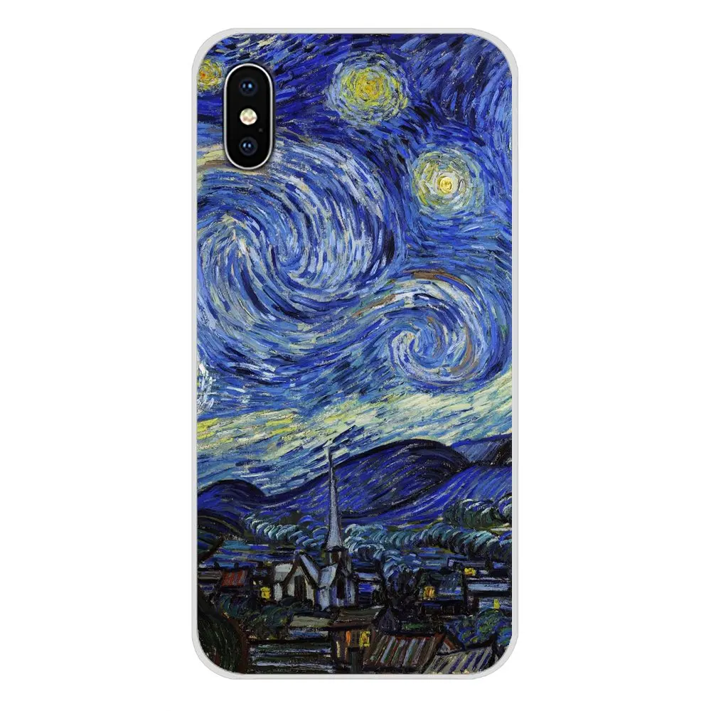 Аксессуары чехлы для телефонов Motorola Moto X4 E4 E5 G5 G5S G6 Z Z2 Z3 G G2 G3 C Play Plus Ван Гог ТАРДИС |