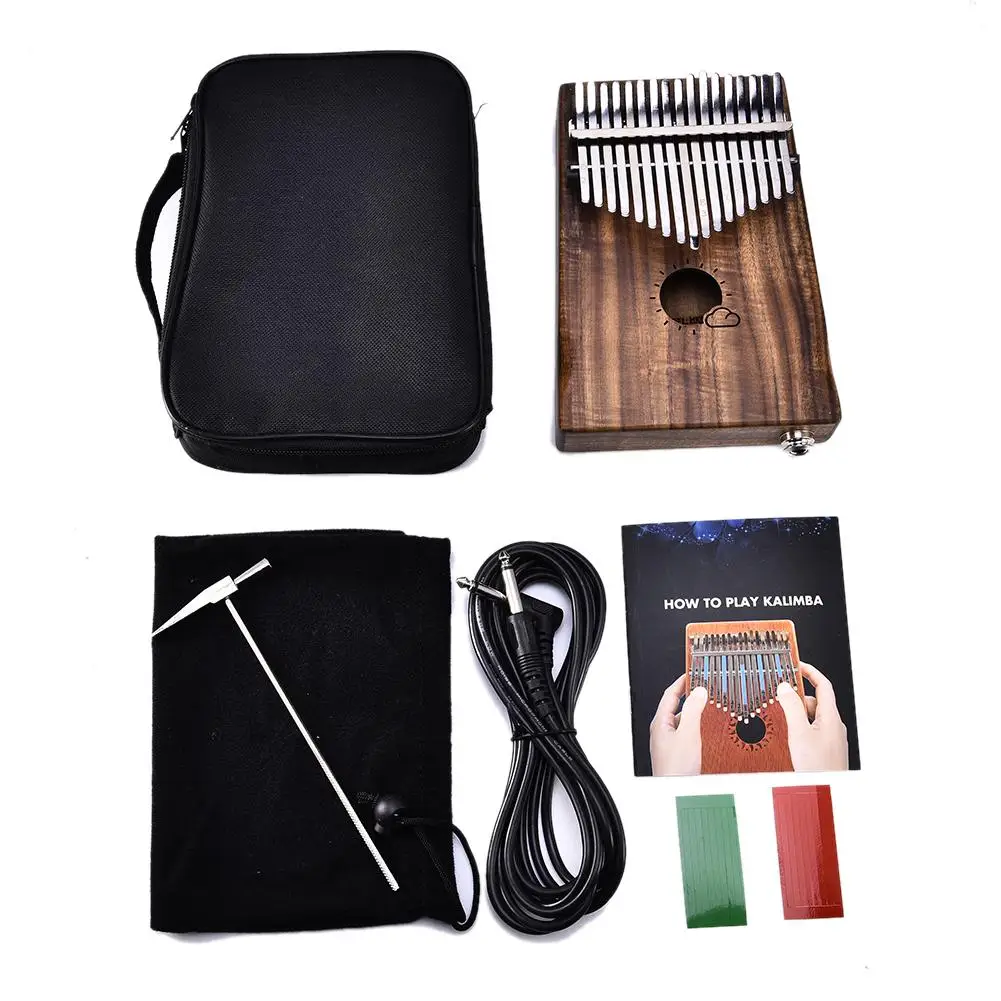 Новинка 17 клавиш палец калимба Mbira Sanza большой пианино карманный размер для