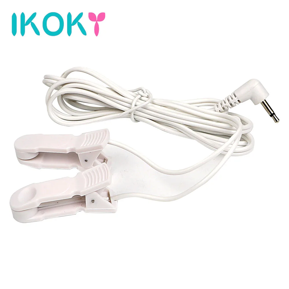 IKOKY игрушки для флирта зажим клитора стимулятор секс с электрическим шоком пар