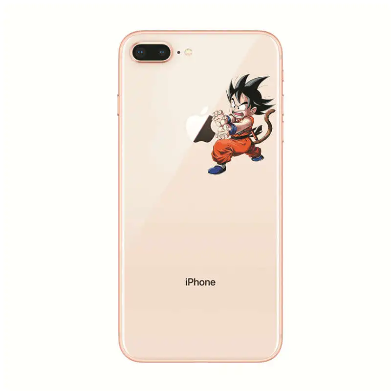 TPU Kulia горячая Распродажа Dragon Ball Z Goku Силиконовый ТПУ Прозрачный чехол для телефона чехол для iPhone 8 5S SE 5C 6 6s 7 7Plus X - Цвет: TPU