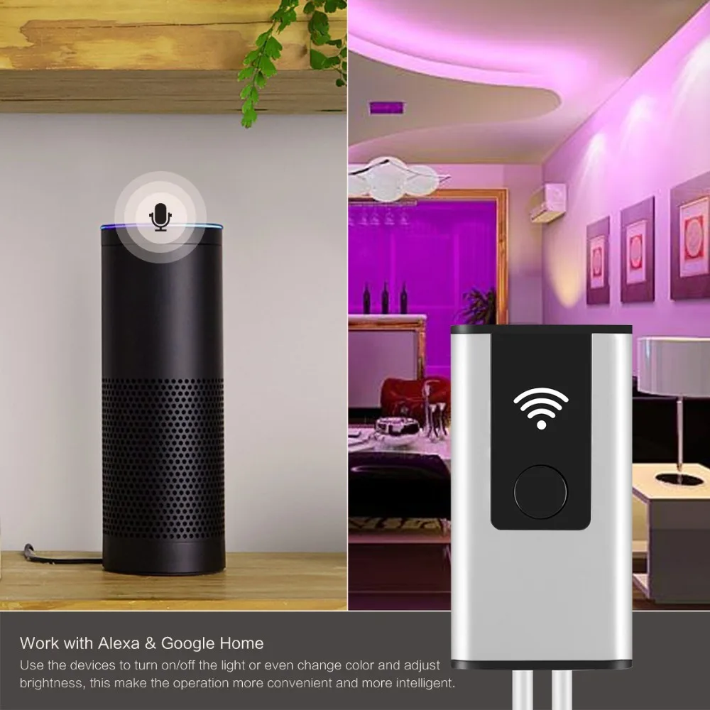 Timethinker WIFI беспроводной умный сетевой переключатель светодиодный контроллер 12 в 24