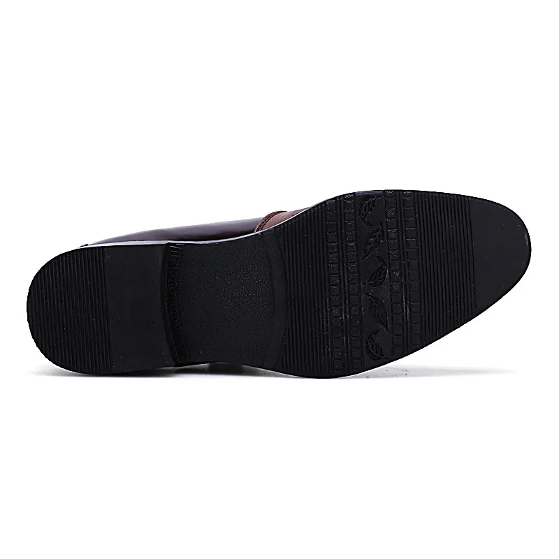 

Plus Size 38-48 Formal Shoes For Men Oxfords Zapatos De Hombre Lace-Up Flats Pointed Toe Wedding Dress Shoes Men Business Shoes
