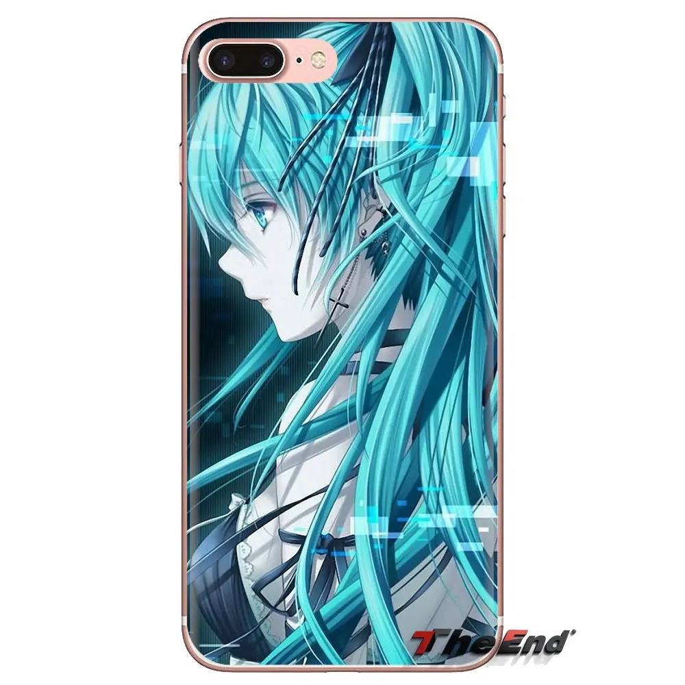 Мягкий прозрачный чехол чехлы Аниме Dakimakura Hatsune Miku для iPod Touch Apple iPhone 4 4s 5 5S SE 5C 6 S 7 8 X