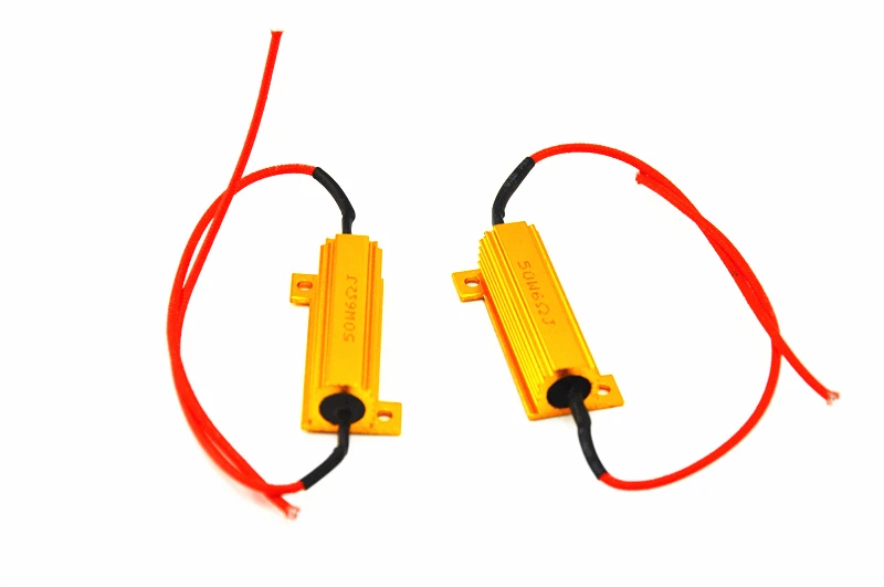 2 шт. спрятанные светодиодные индикаторы поворота 50 Вт 6 Ом | Фары в сборе