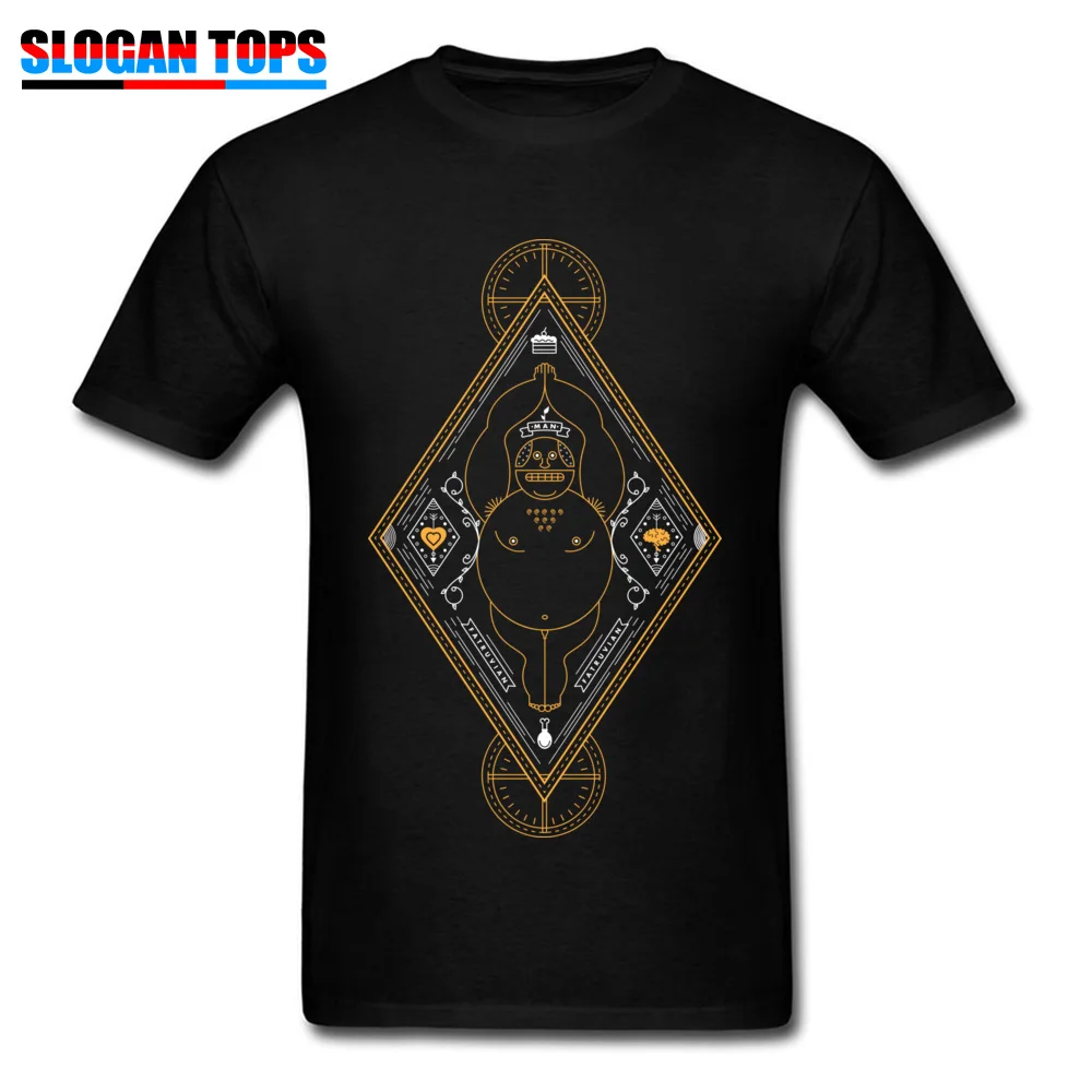 Vitruvian Fatso Футболка мужская футболка с уникальным дизайном футболки Новинки