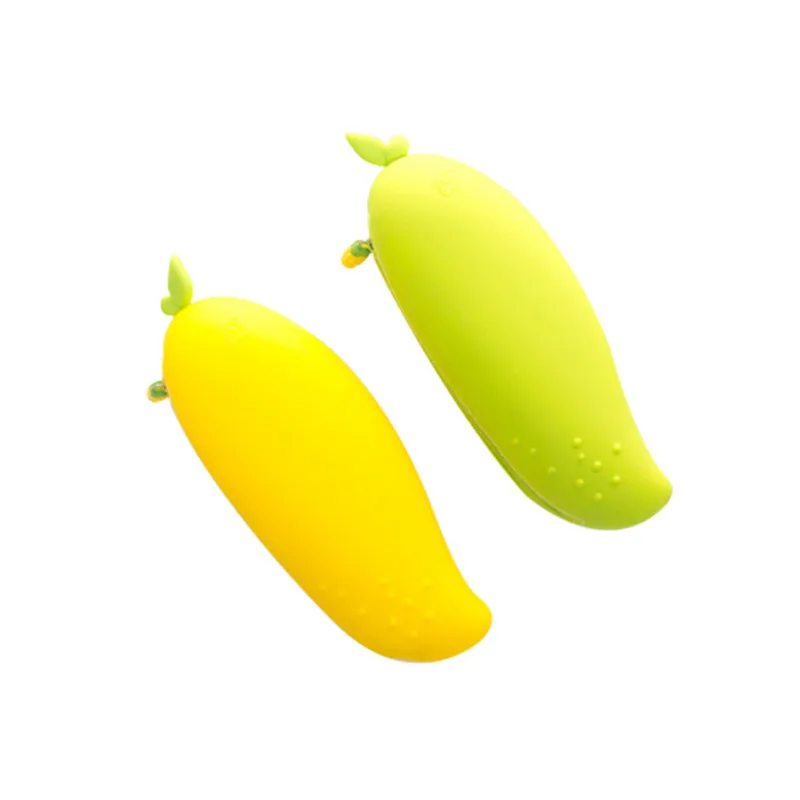as picture show Aubergine bean ручка в форме ручки силиконовая Студенческая сумка-Карандаш сумка для начальной школы и средний чехол для письма посуда - Цвет: as picture show