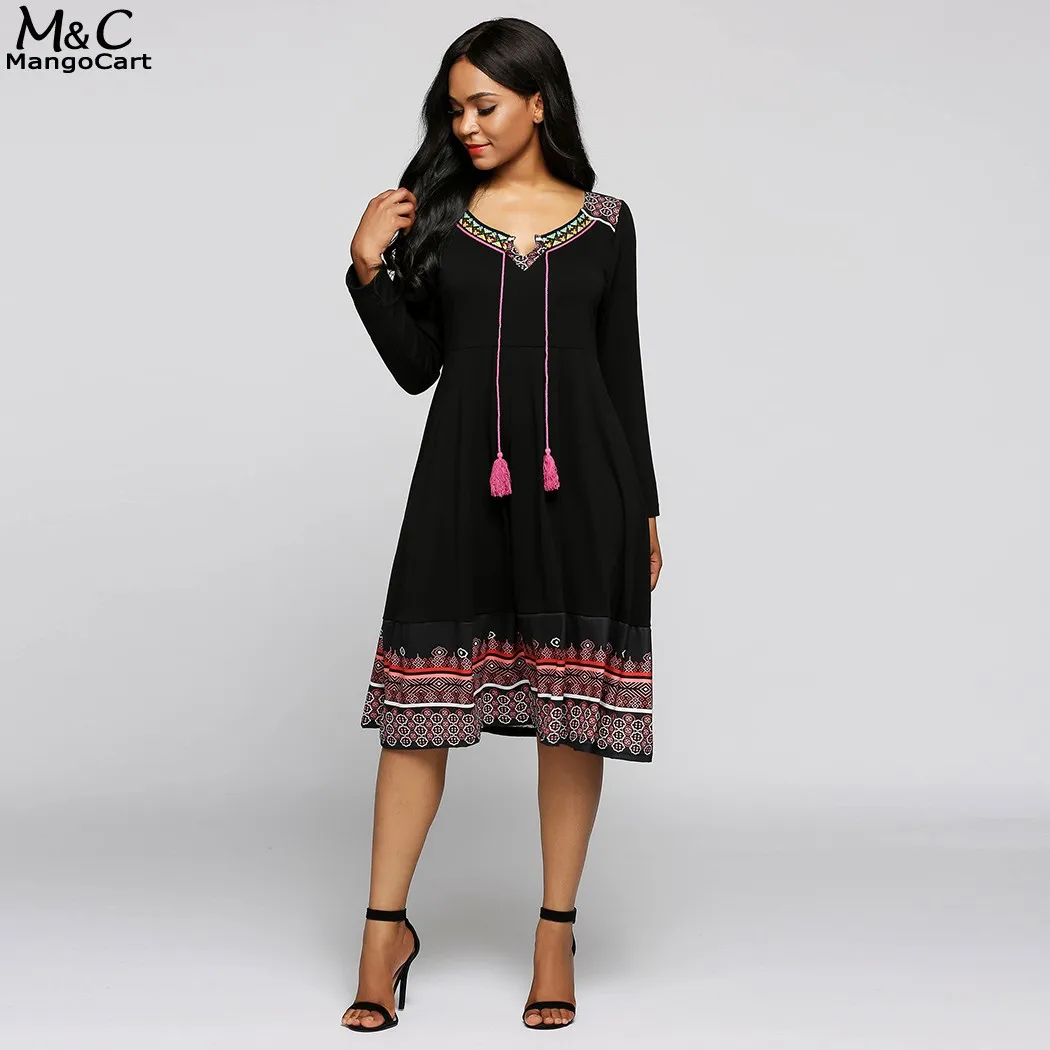 Fanala осеннее платье Для женщин с длинным рукавом Повседневное Платья для модные