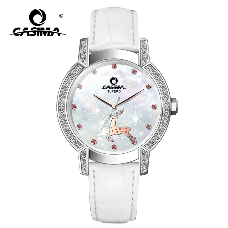 Relogio Feminino CASIMA Брендовые женские часы модные водонепроницаемые повседневные